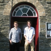 The guys and the Capel the morning after the gig.